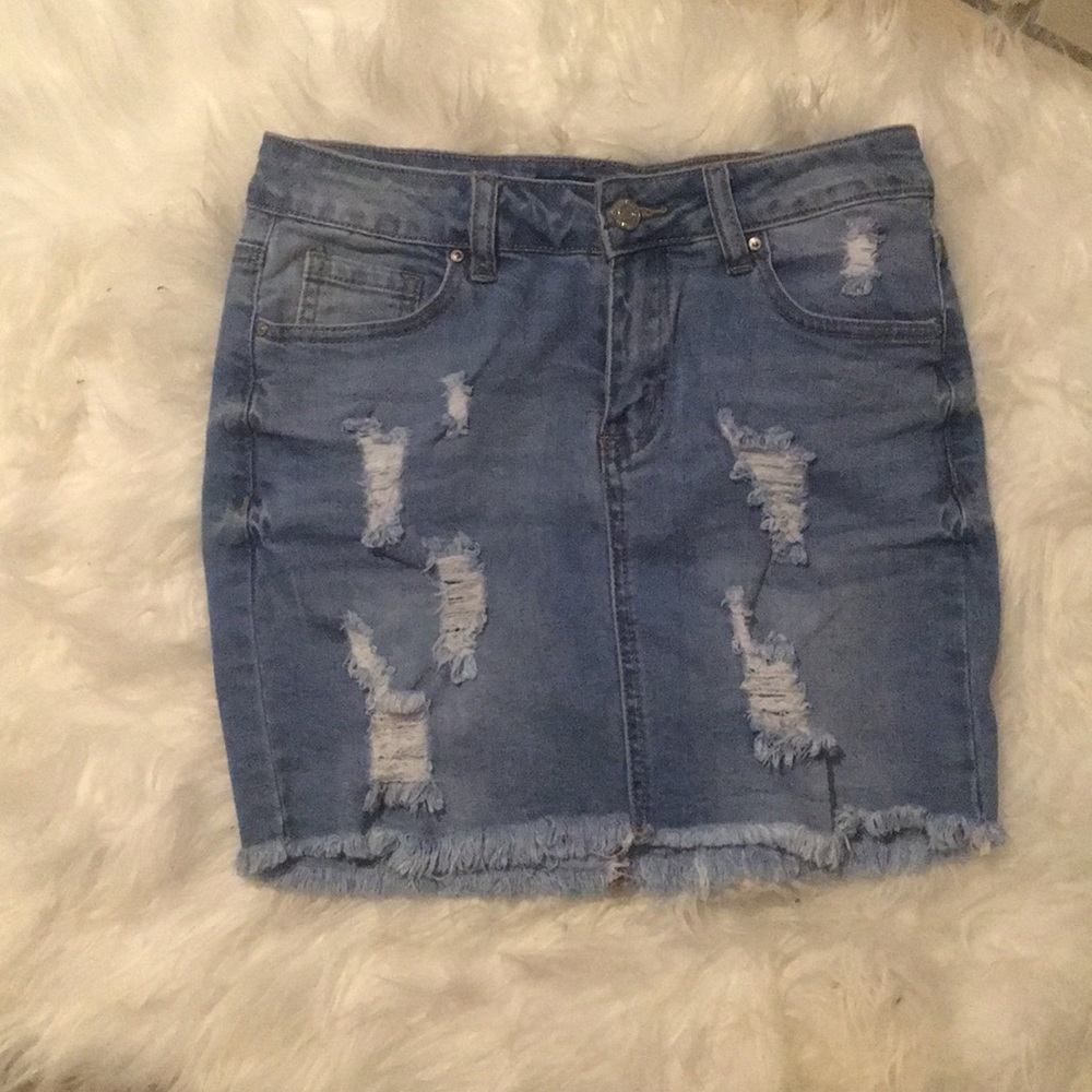 Jean mini skirt by WaxJeans